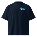 NQTA Ace Wanted Oversized Tee: French navy and black color